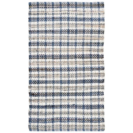 Safavieh Montauk Hand Woven Rectangle Area Rug, Blue and Multicolor - 3 x 5 ft. MTK950B-3
